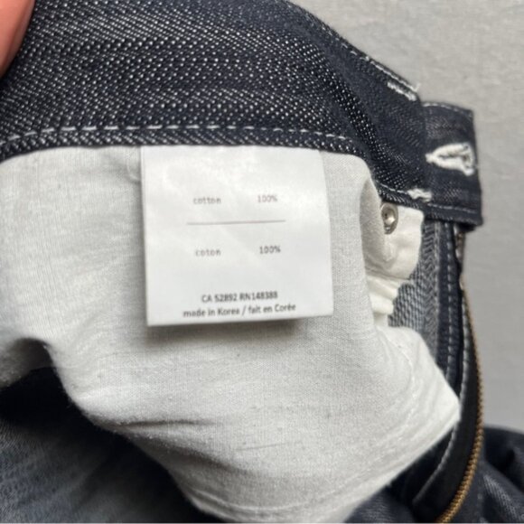 Oak + Fort wide leg carpenter utility denim jeans Sz M - Picture 10 of 16